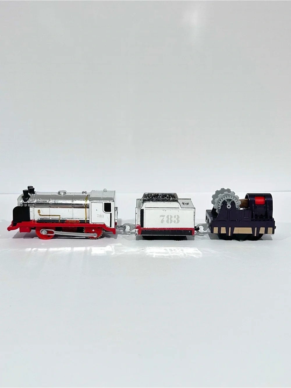 Thomas & Friends Motorized TrackMaster Merlin Train w/ Trnder & Gear Car